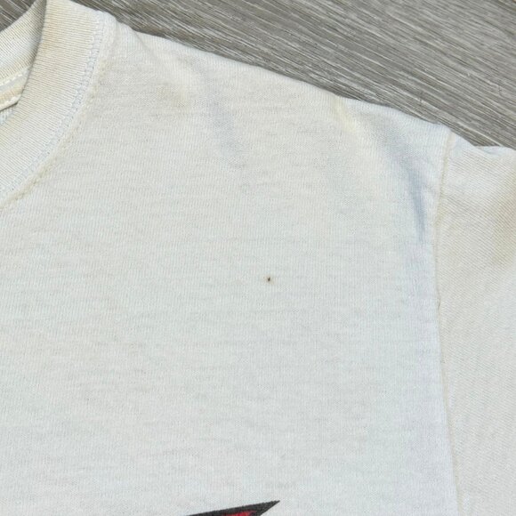 Rare Signed Steve Kinser The King Sprint Car Racing Men's White T-Shirt - Small - Picture 8 of 8